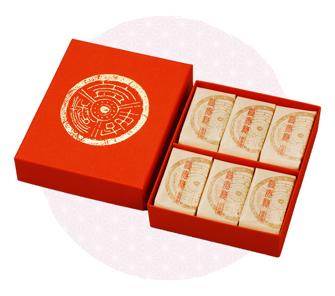 仙菓 益壽糖 化粧箱<br>3枚×12袋(36枚)